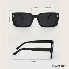 Rivet Square Sunglasses UV400 Sun Shades Glasses