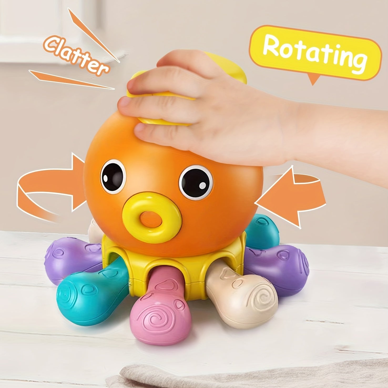 Octopus Sensory Montessori Baby Toys 3-in-1 for Kids