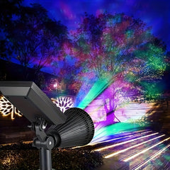 Solar Tree Light for Garden Decor Two-in-One Landscape Light