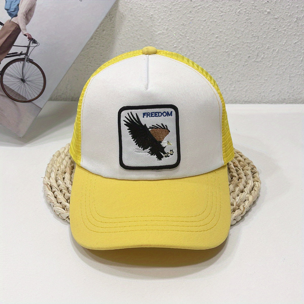 Eagle FREEDOM Animal Patch Men's Baseball Cap
