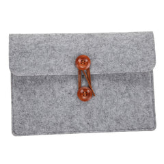 Grey Felt Laptop Bag Notebook Computer Case Tablet Bag