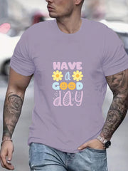 Men's Active Graphic Tee for Summer