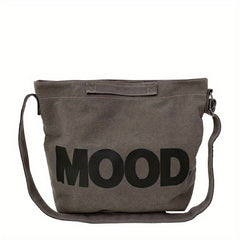 Vintage Vegan Crossbody Bag Large Capacity Shoulder Bag