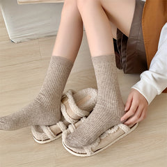 Soft & Comfy Solid Socks for Women
