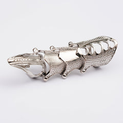 Y2K Punk Style Full Finger Claw Ring for Halloween Cosplay