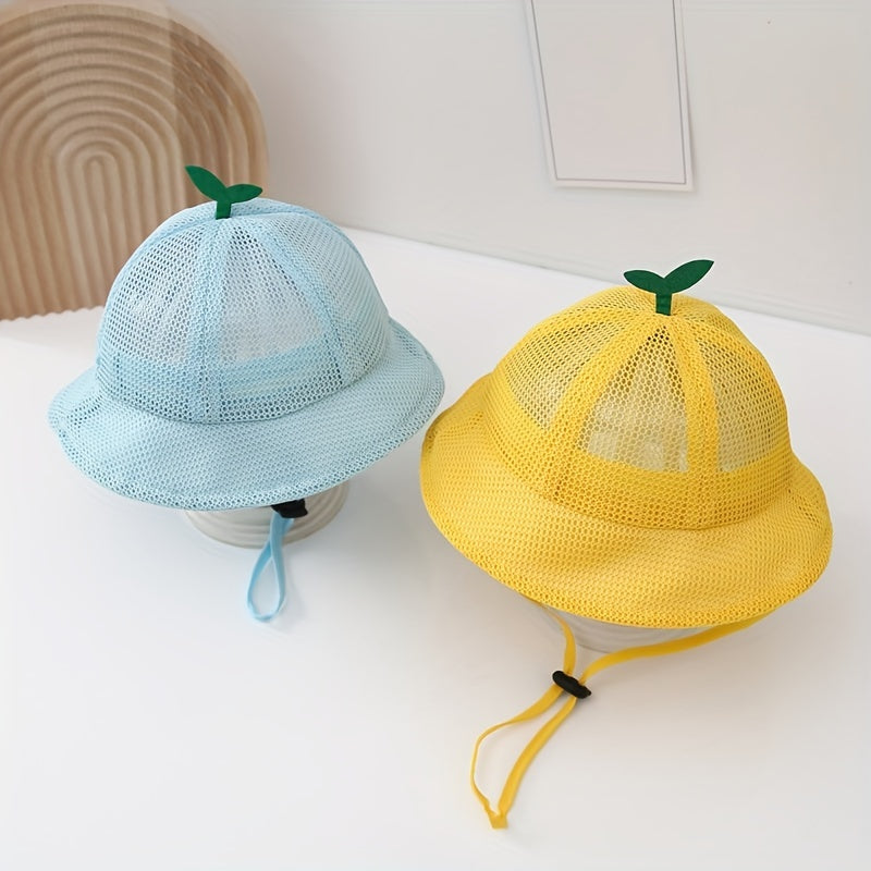 Sun Hat for Baby 0-3 Years Old with Strap