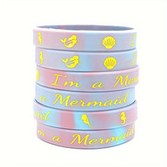 2pcs Sports Bracelet Gift For Women Elastic Ocean World Luminous