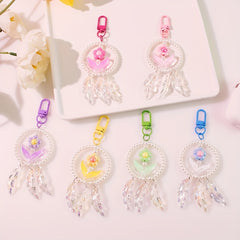 Y2K Beaded Keychain Pendant Bracelet Bag Accessories