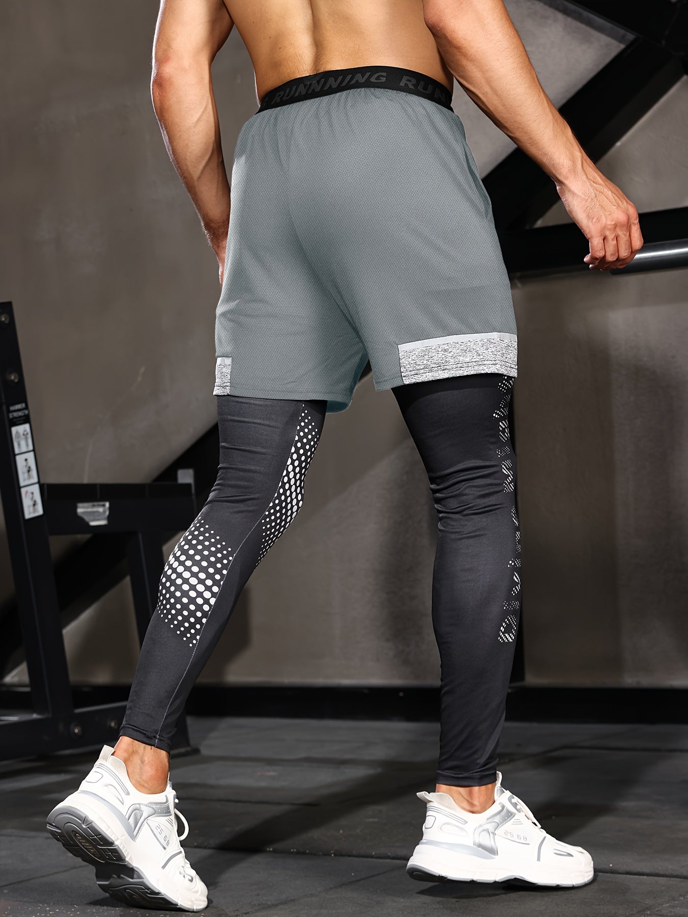 Men's Compression Pants and Shorts for Fitness Running