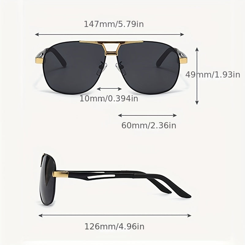 Men's Polarized Driving Sunglasses Fishing Anti-UV Glasses