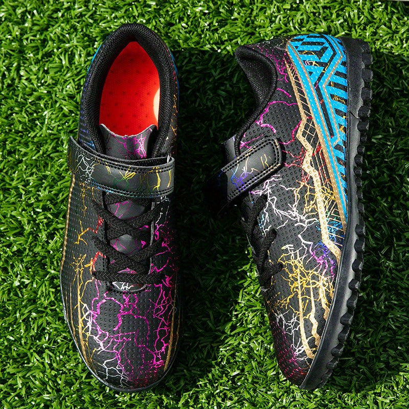 Boy's Turf Football Boots Anti-Skid Breathable TF Soccer Cleats
