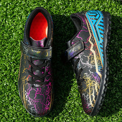 Boy's Turf Football Boots Anti-Skid Breathable TF Soccer Cleats