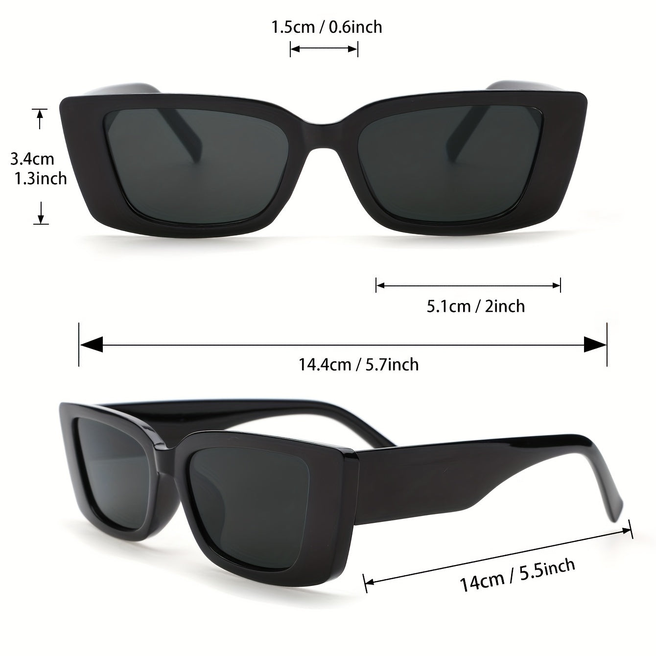 3pcs Men's Travel Casual Sunglasses Set