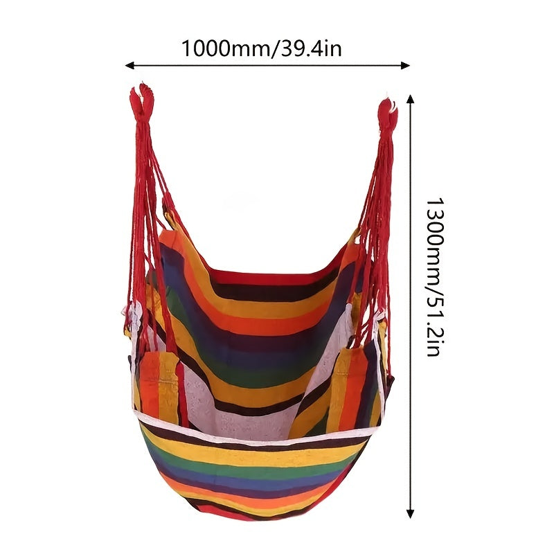Outdoor Hammock Swing Chair with 2 Pillows