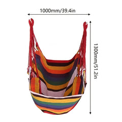 Outdoor Hammock Swing Chair with 2 Pillows