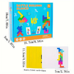 Wooden Balance Stacking Blocks Game for Kids