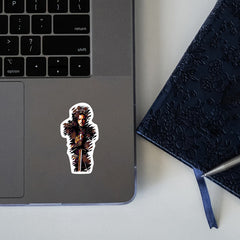 Jon Snow Sticker with Kiss Cut - Game of Thrones Fan Art