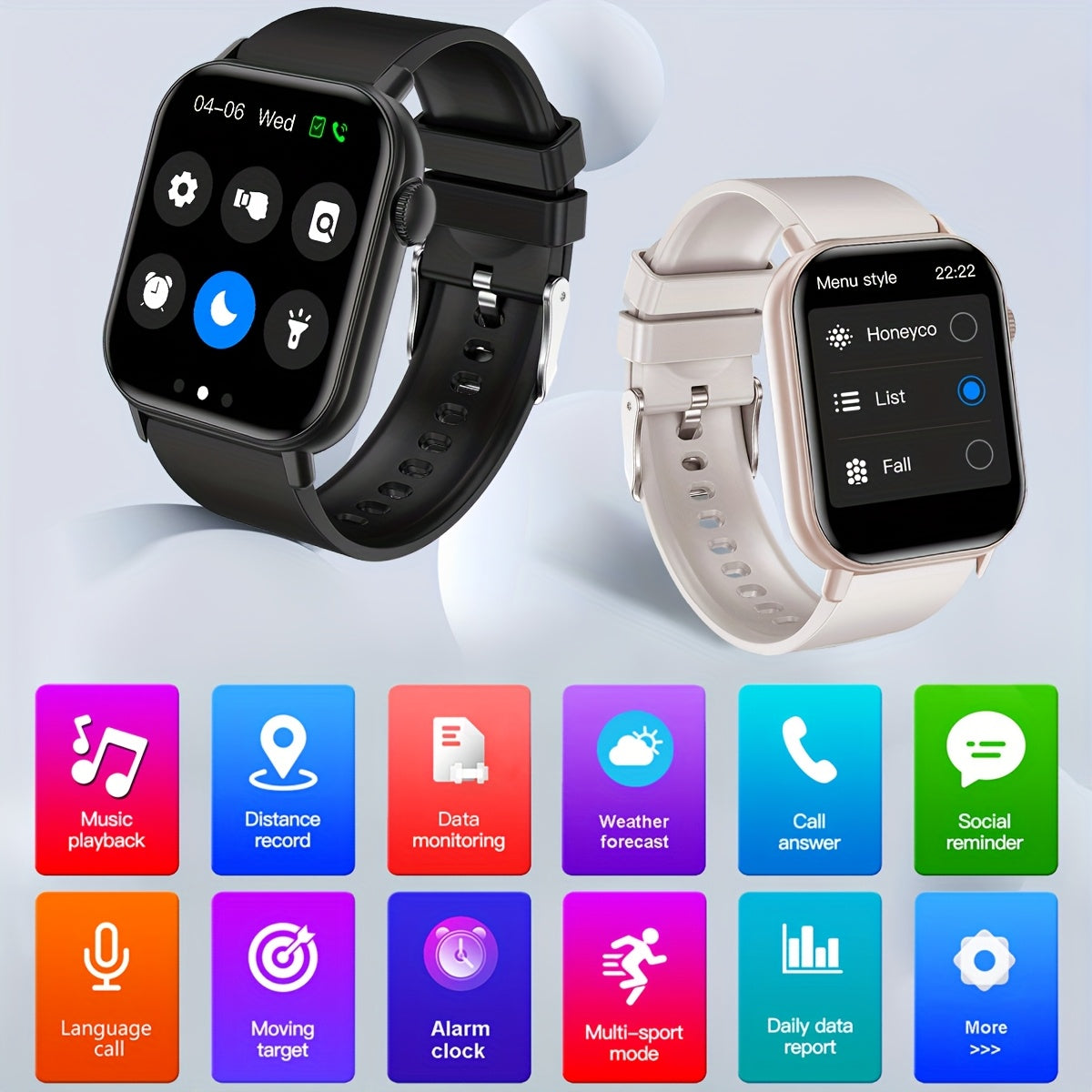Sports Smart Watch 230Mah Large Magnetic Fast Charging