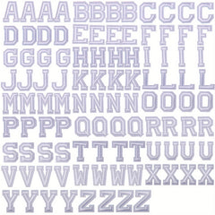 104pcs Iron on Letters/Number Patches for Hats Shoes Backpacks Jacket