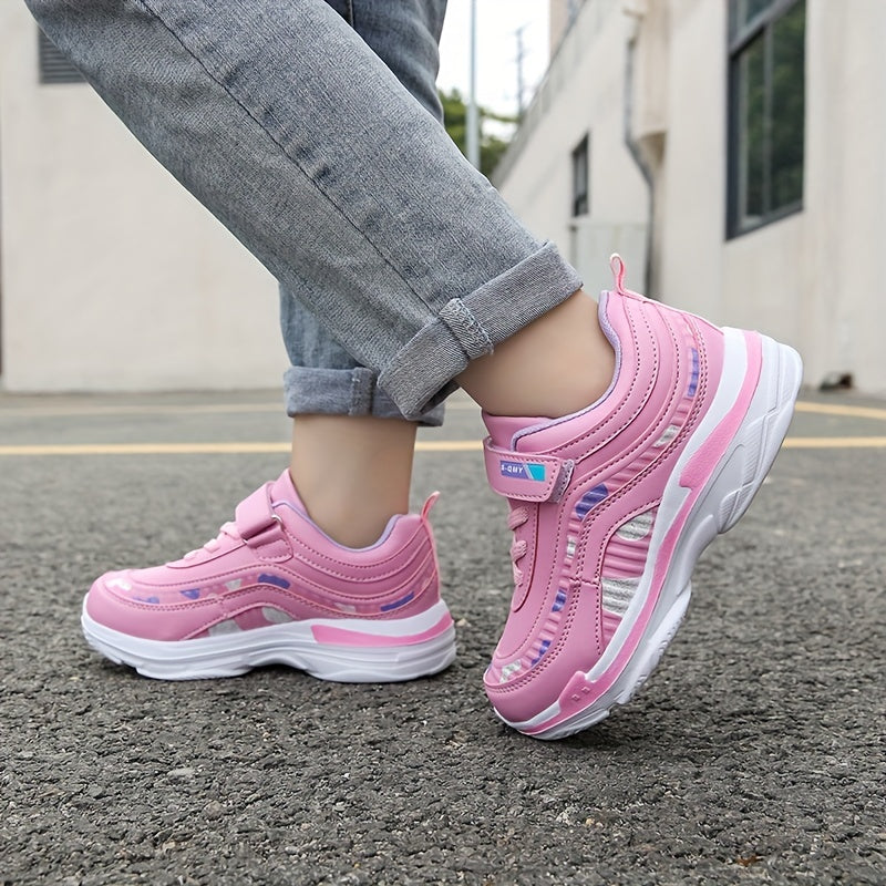 Girls Lightweight Anti Slip Sneakers For Outdoor Walking