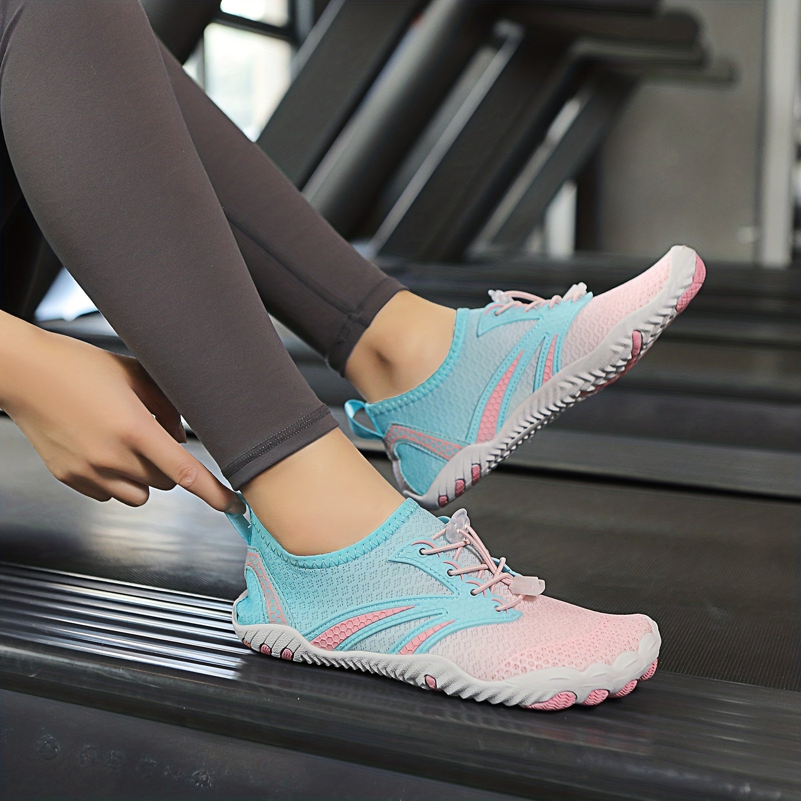 Women's Lace Up Quick Drying Aqua Shoes Soft Sole