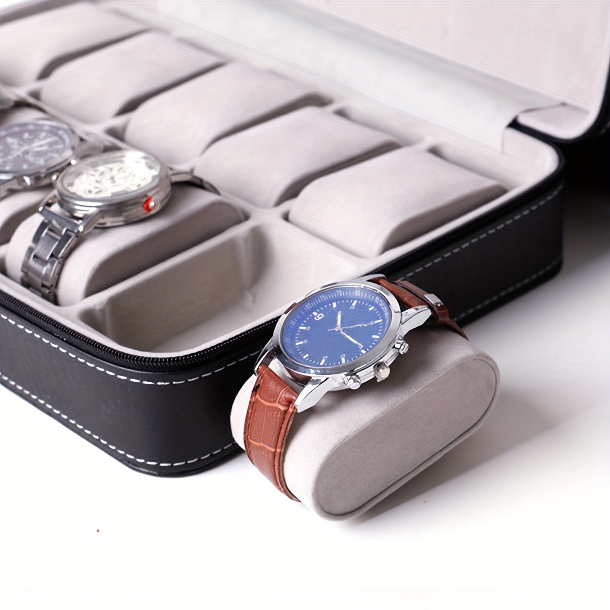 Detachable Watch Pillow Storage Box Zipper Bag