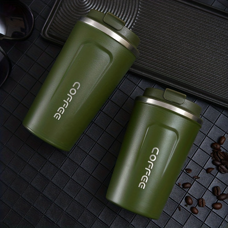 304 Stainless Steel Vacuum Coffee Cup 12.85oz Leakproof Insulation Tumbler