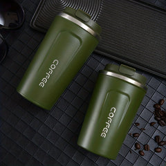 304 Stainless Steel Vacuum Coffee Cup 12.85oz Leakproof Insulation Tumbler