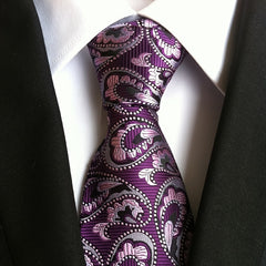 High Density Cashew Flower Men's Suit Tie