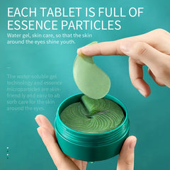 Green Moisturizing Eye Mask for Dark Circles and Wrinkles