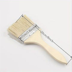 5pcs Wooden Handle Paint Brush Cleaning Hair Brush Long Hair Brush