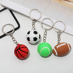 Men's Mini Sports PVC Key Chain