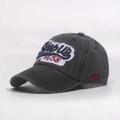Men's Embroidered Baseball Cap Washed Cotton Hat