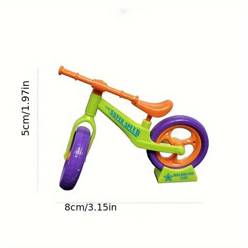Radish Bicycle Toy Mini Assembled Bicycle Decoration Toy Bag Key Chain Gift