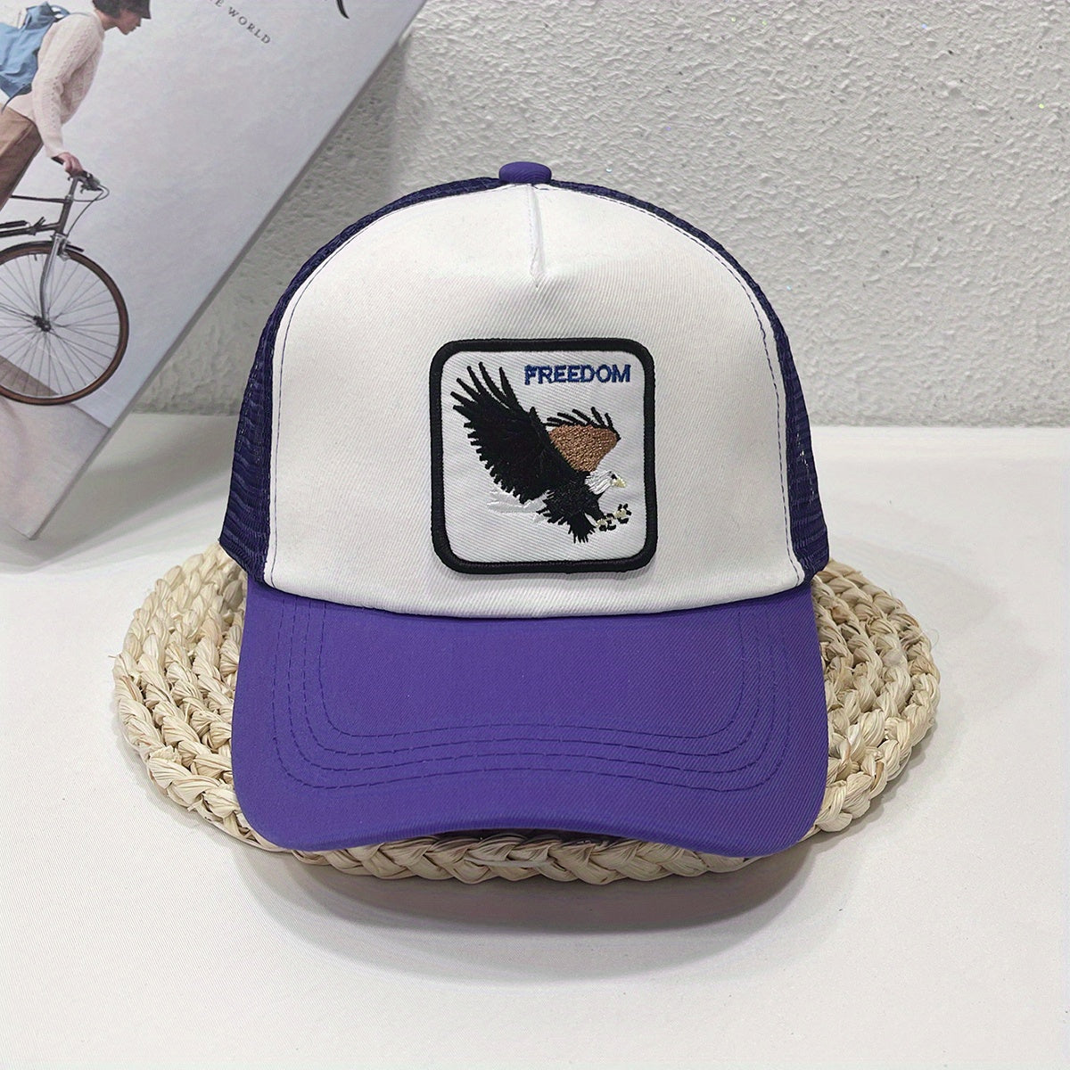 Eagle FREEDOM Animal Patch Men's Baseball Cap