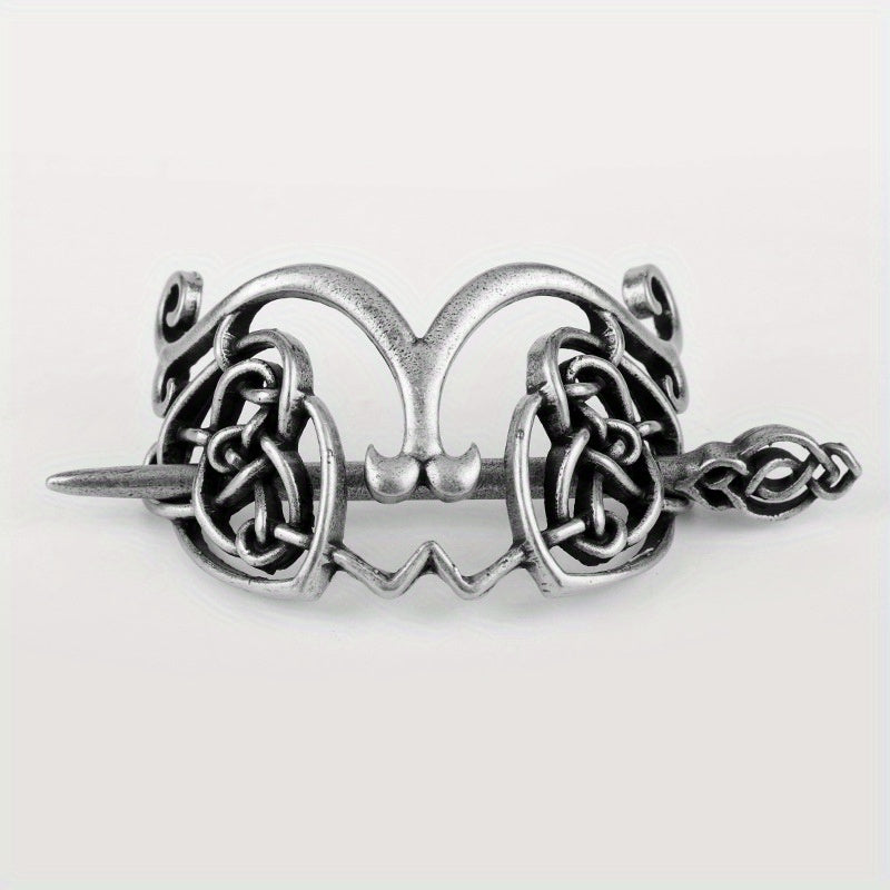 Viking Hair Bun Cuff Cage Ponytail Hair Cuff Women Girls Hair Accessories