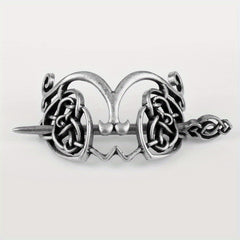 Viking Hair Bun Cuff Cage Ponytail Hair Cuff Women Girls Hair Accessories