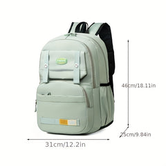 Minimalist Large Capacity School Bag All Match Zipper Backpack