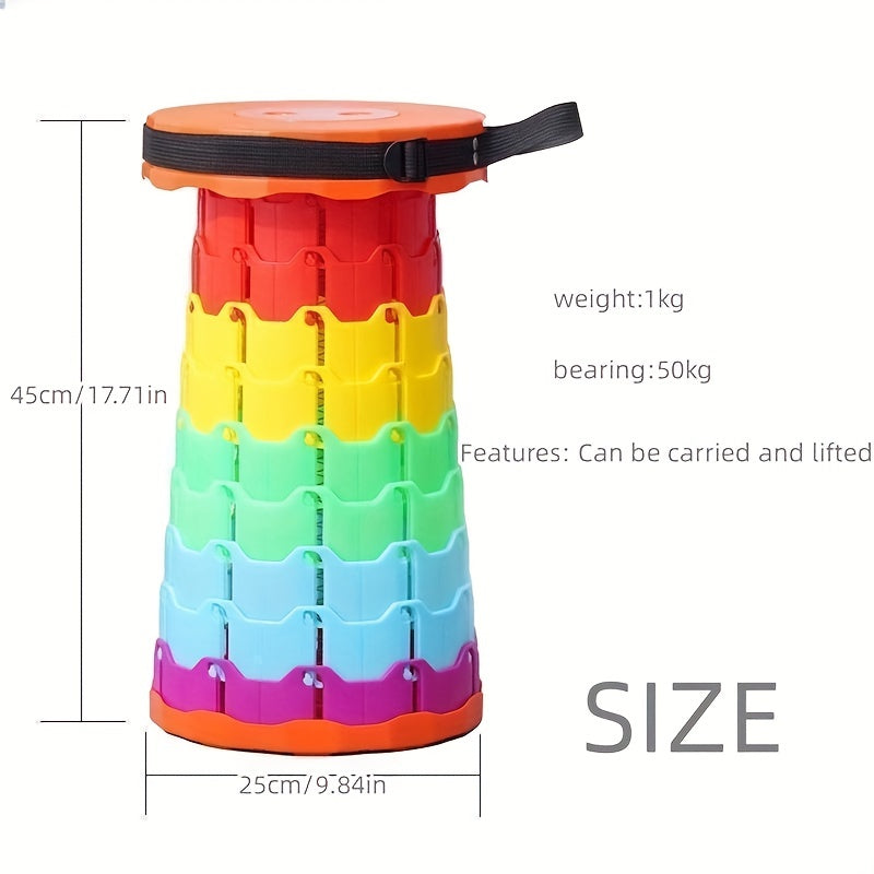 Portable Telescopic Stool for Outdoor Camping Fishing