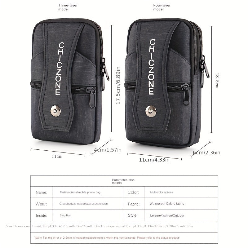 Men's Small Fanny Pack for Outdoor Sports Running Cycling Hiking