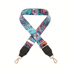 Vintage Pattern Wide Bag Strap Adjustable Strap For Shoulder Bag
