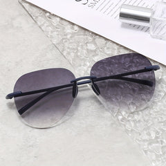Ombre Rimless Sunglasses UV400 Sun Shades