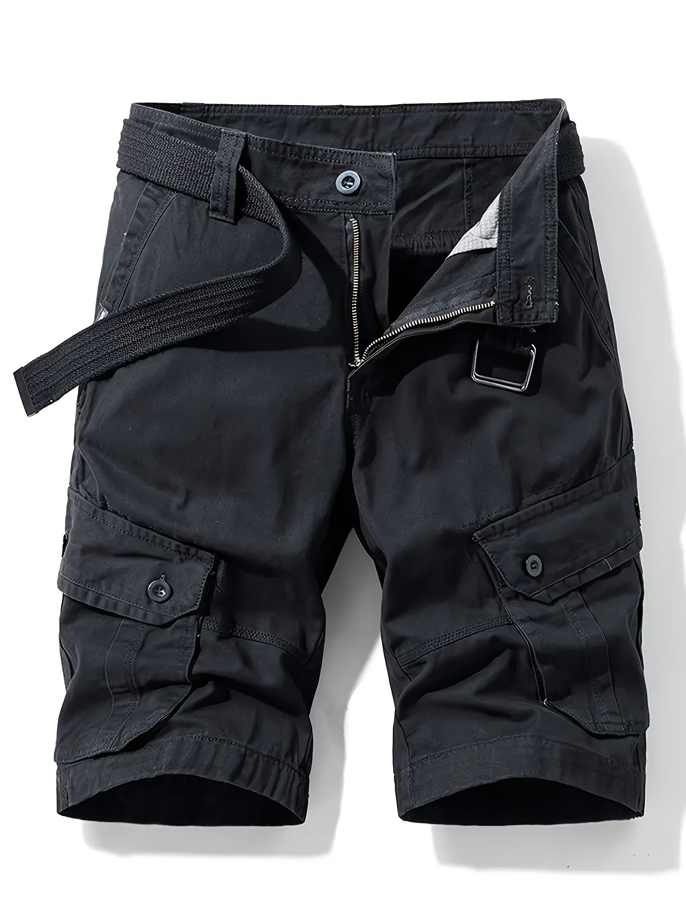 Men's Cotton Cargo Shorts with Pockets