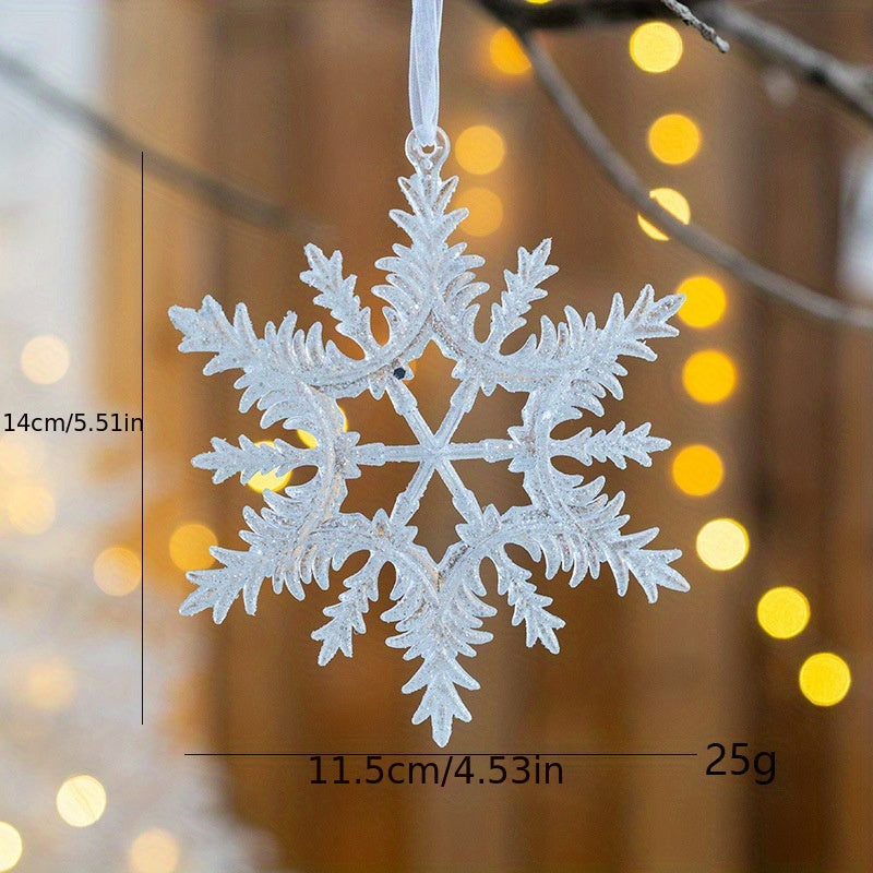 Christmas Snowflake Acrylic Window Decoration Pendant