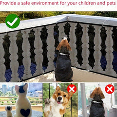 Safety Stair Protective Net Pet Anti Fall Railing Decor Net