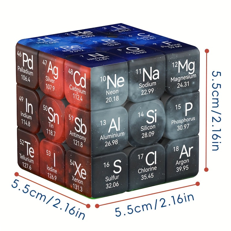 ZIINA STAR 3x3 Speed Cube Puzzle Educational & Fun Magic Cube