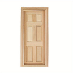DIY 1:12 Dollhouse Door & Window Kit - Paintable Model Accessories