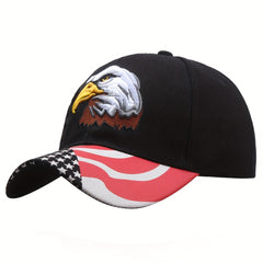 Men's Eagle Flag Embroidered Baseball Cap Camouflage Sun Hat