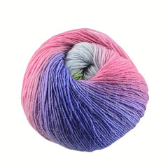 100% Wool Rainbow Yarn for Hand Knitting Gradient Crochet DIY Sweater