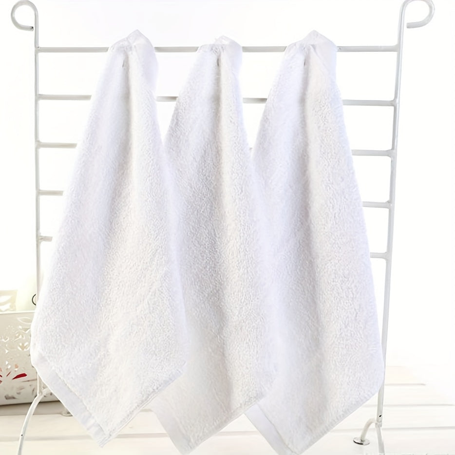 8pcs Cotton Wash Cloth 11.81 X 11.81 Inch Soft Handerchief Ultra Absorbent